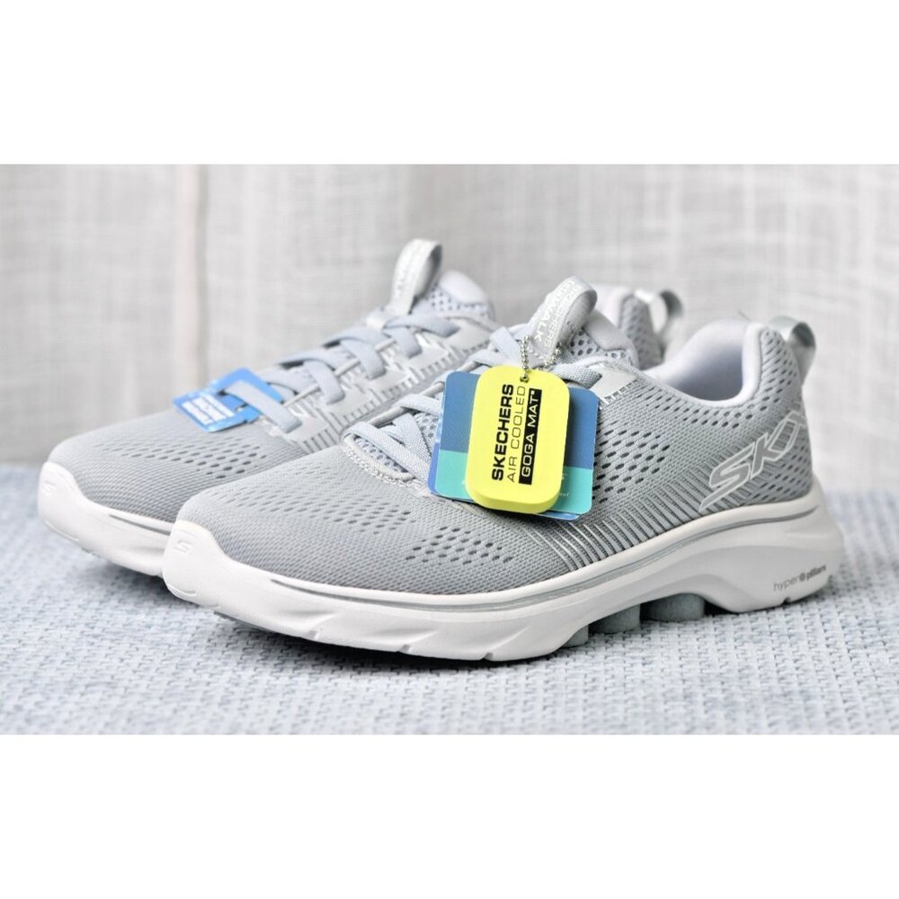 New! Size: 5.5 Women | Skechers Grey Go Walk 7 Hailey Trainers | 125251 - Picture 5 of 15